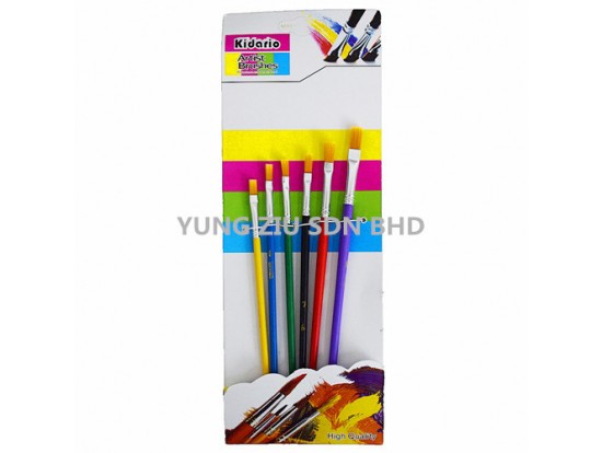 252-6#6PCS COME PEINE ARTIST BRUSHES(KIDARIO)