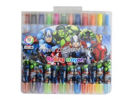 1011W#12 COLOR ROLLING CRAYON(AVENGERS)