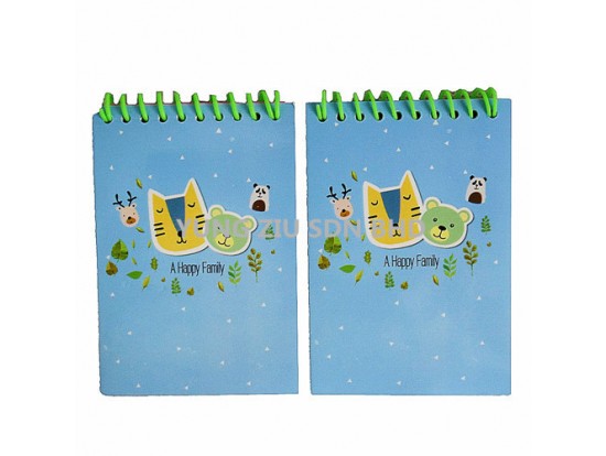 XQ50-128-25#2PCS NOTEBOOK 6.5*9.5CM