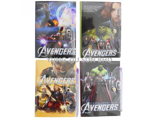 503566#NOTEBOOK WITH PEN (AVENGERS)10*13.5CM