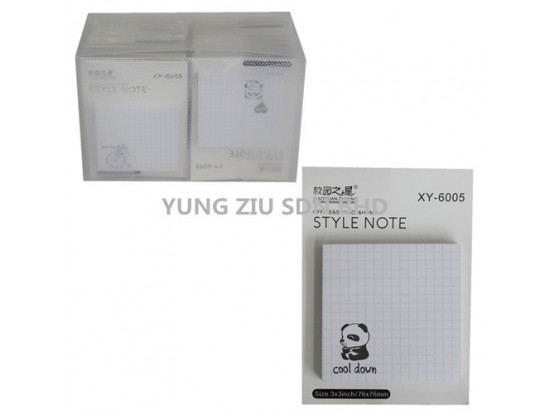 XY-6005#MEMO PAD 7.6*7.6CM