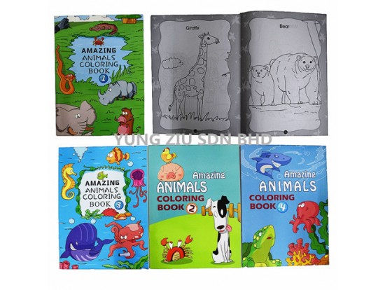 ALD-25#28.5*21CM(13-16)AMAZING ANIMALS BOOK