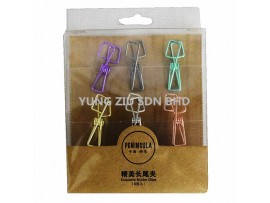 BD-03002#6PCS BINDER CLIPS(PENINSULA)