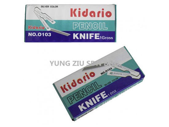 (12SET/BOX)0103#PENCIL KNIFE(KIDARIO)