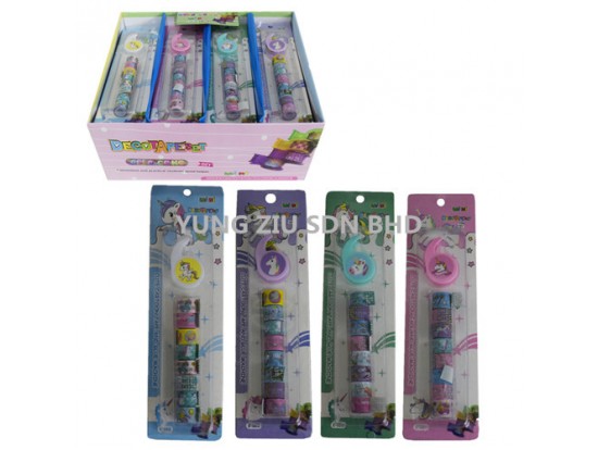 E-105#(1+8) CARTOON ADHESIVE TAPE SET